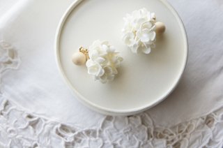 <img class='new_mark_img1' src='https://img.shop-pro.jp/img/new/icons14.gif' style='border:none;display:inline;margin:0px;padding:0px;width:auto;' />Earring　/　Off-white Annabel wreath ＆ Wood
