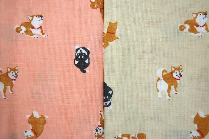 ガーゼてぬぐい 2枚セット【柴犬】動物 かわいい[日本製]