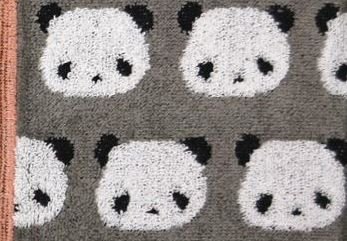 ハンドタオル 2枚セット【PANDA/パンダ】かわいい ウォッシュタオル