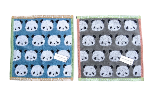 ハンカチ 2枚セット【PANDA/パンダ】かわいい