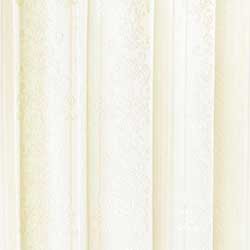 アジアン カーテン 遮光 クリーム色 ロココ風 ティアラ柄 ハラパンのイメージ