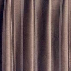 アジアン カーテン 遮光1級 ブラウン色 ストライプ柄 ラインのイメージ