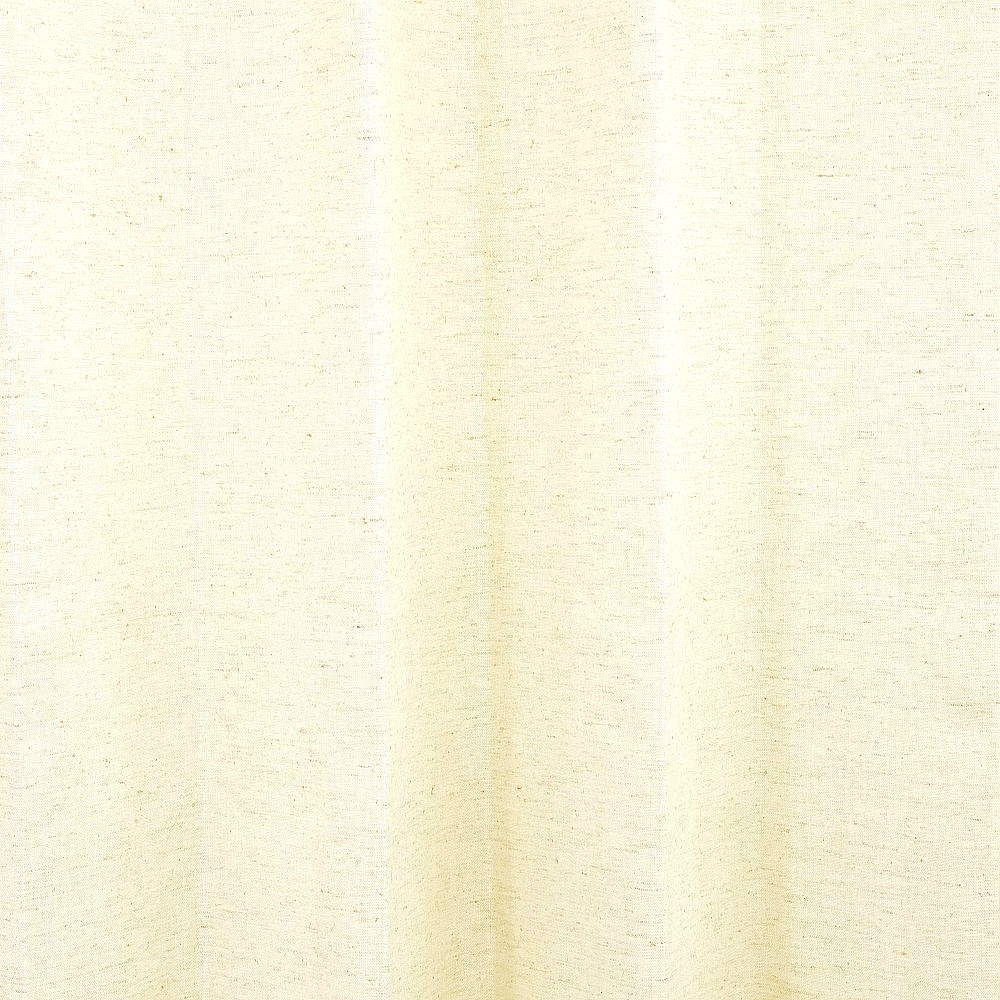 おしゃれなリネンの遮光無し570サイズ既製カーテン無地ホワイトのイメージ3