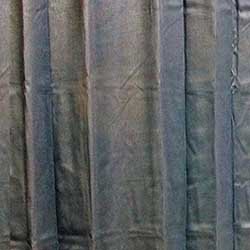 アジアン カーテン 遮光1級 ブラック 無地 レザー風 《ネオ01》のイメージ