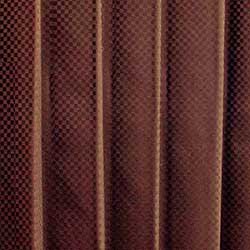 アジアン カーテン 遮光2級 ブラウン色 チェック柄 《スパイシー》のイメージ