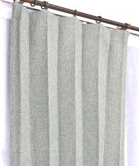 フラット カーテン 遮光 防炎 グレー色 ヘリテ—ジのイメージ