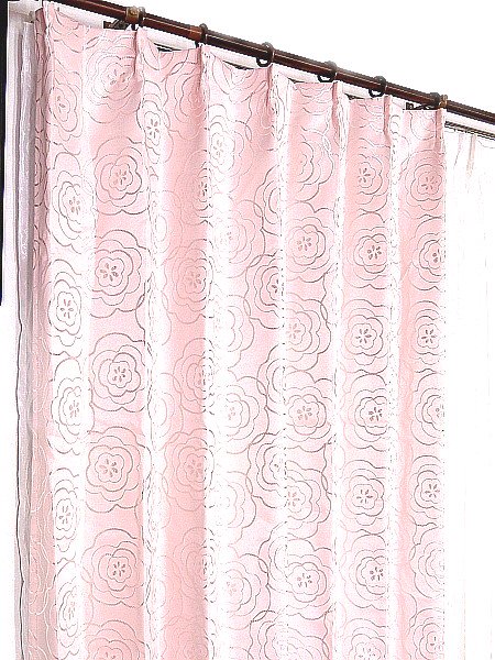 カーテン かわいい 北欧風 遮光 ピンク色 サマンサ カーテン通販テレマカシイ おしゃれなアジアン専門店