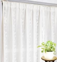 ミラー レース カーテン UVカット 遮熱 保温 リーフ ホワイト 《マイリーフ》へ class=