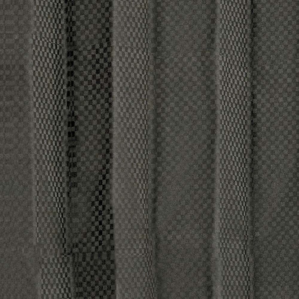 アジアン カーテン フラット 遮光2級 可愛い  黒色 無地風 チェック柄 《スパイシーFジンバラン》の柄