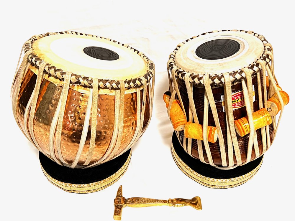 インド打楽器　タブラ　タブラバヤ　セット