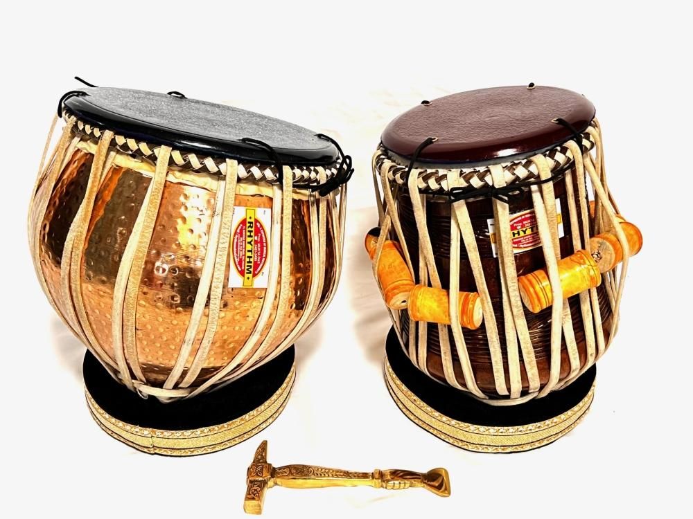 委託販売品）Rhythm製Tabla(タブラ) set ファイバーケース付き 7inch