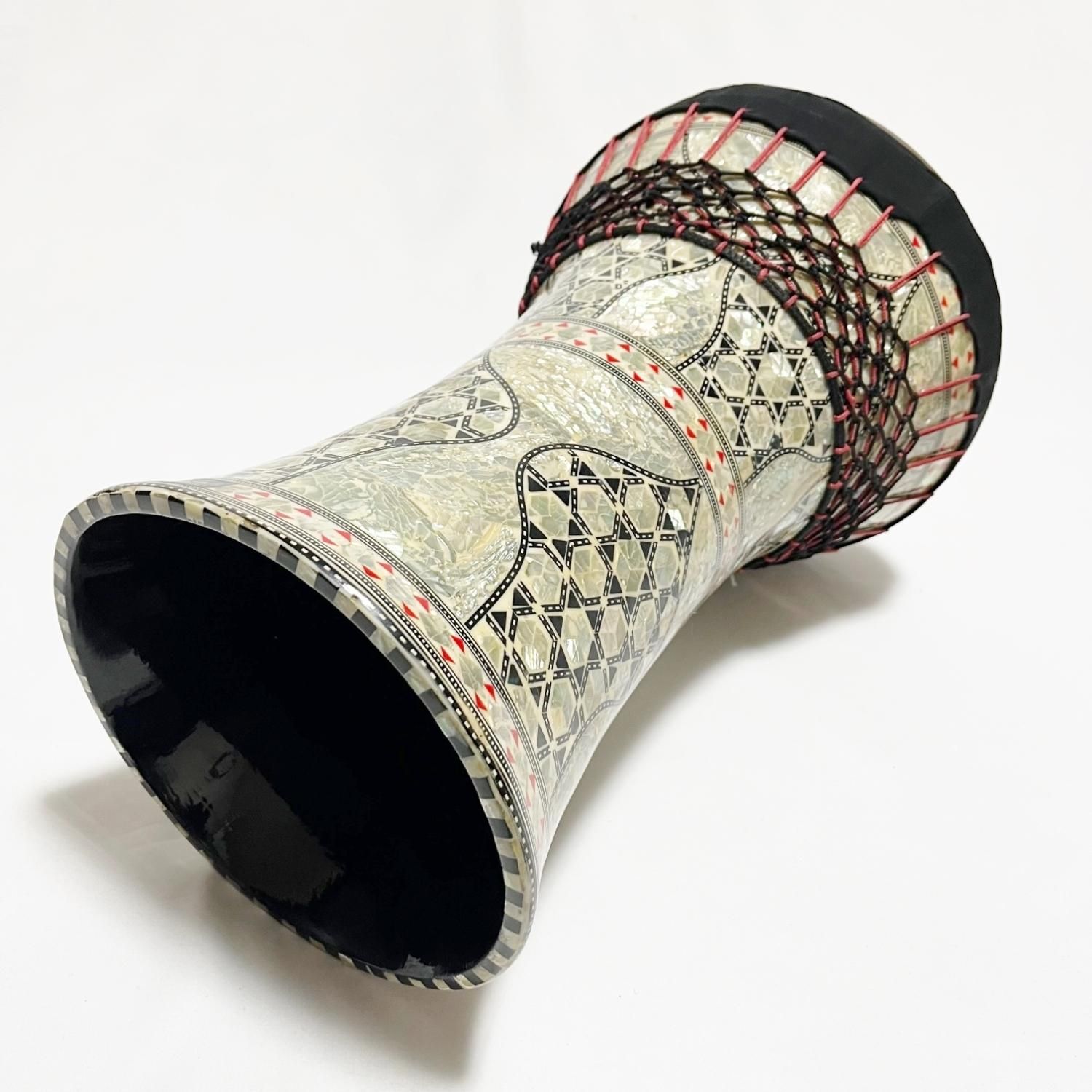 陶器製 魚皮 ダラブッカ【ソロサイズ】 Gawharet-Elfan製 (モザイク34)/Ceramic, Fish Skin Darbuka  (Solo Size, Gawharet-Elfan) - ::民族楽器コイズミ::