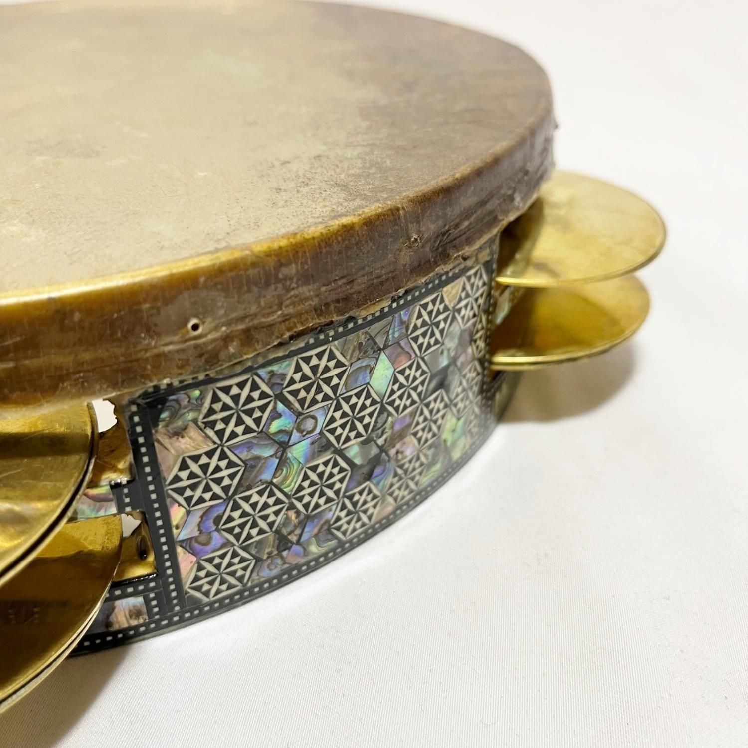 ☆アラブタンバリン レク【魚皮】 Gawharet-Elfan エジプト製☆ レク