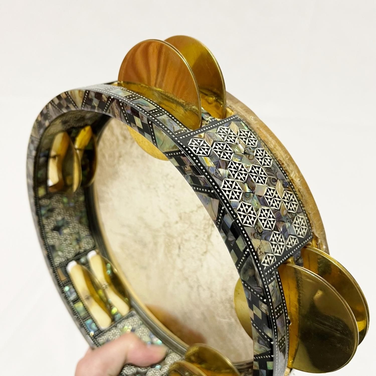 レク(RIQ) fish skin(魚皮) Gawharet-Elfan製 (ブルーパール)09