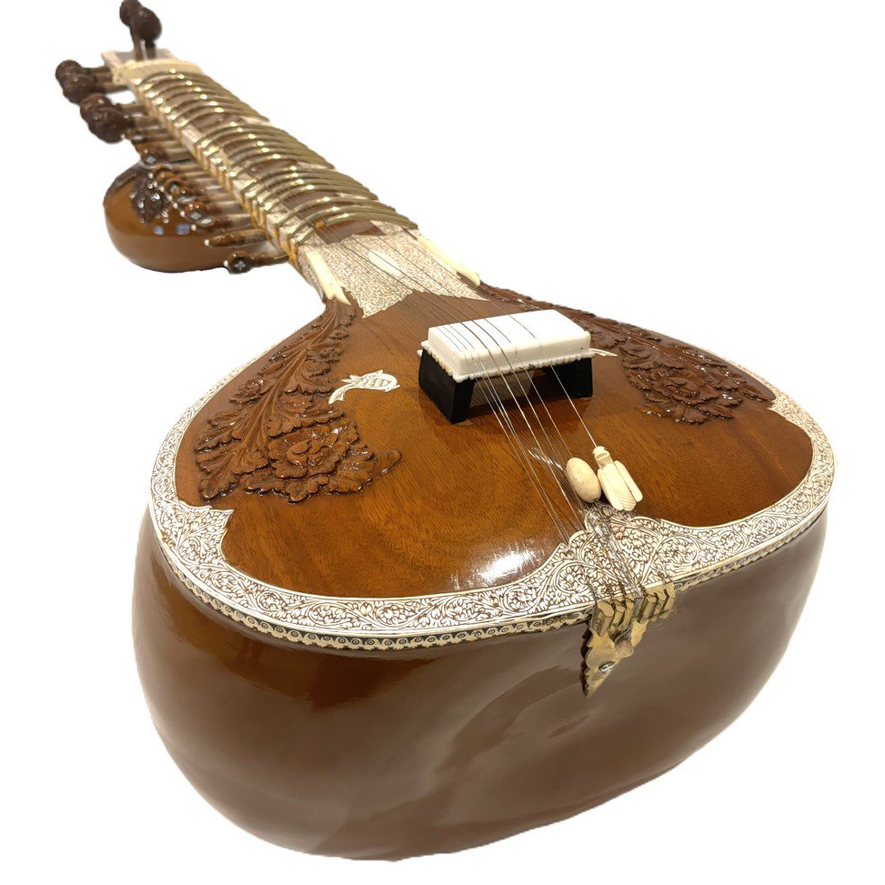 （委託販売品・新品同様）シタール　Sitar　KANAI LAL u0026 SONS製 フルデコレーション 価格改定 - ::民族楽器コイズミ::