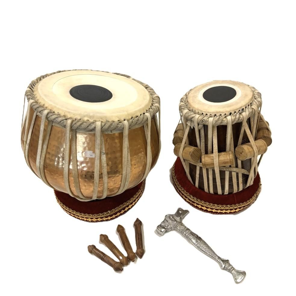 （新品）　タブラセット Tabla set　 ファイバーケース付き 05 - ::民族楽器コイズミ::