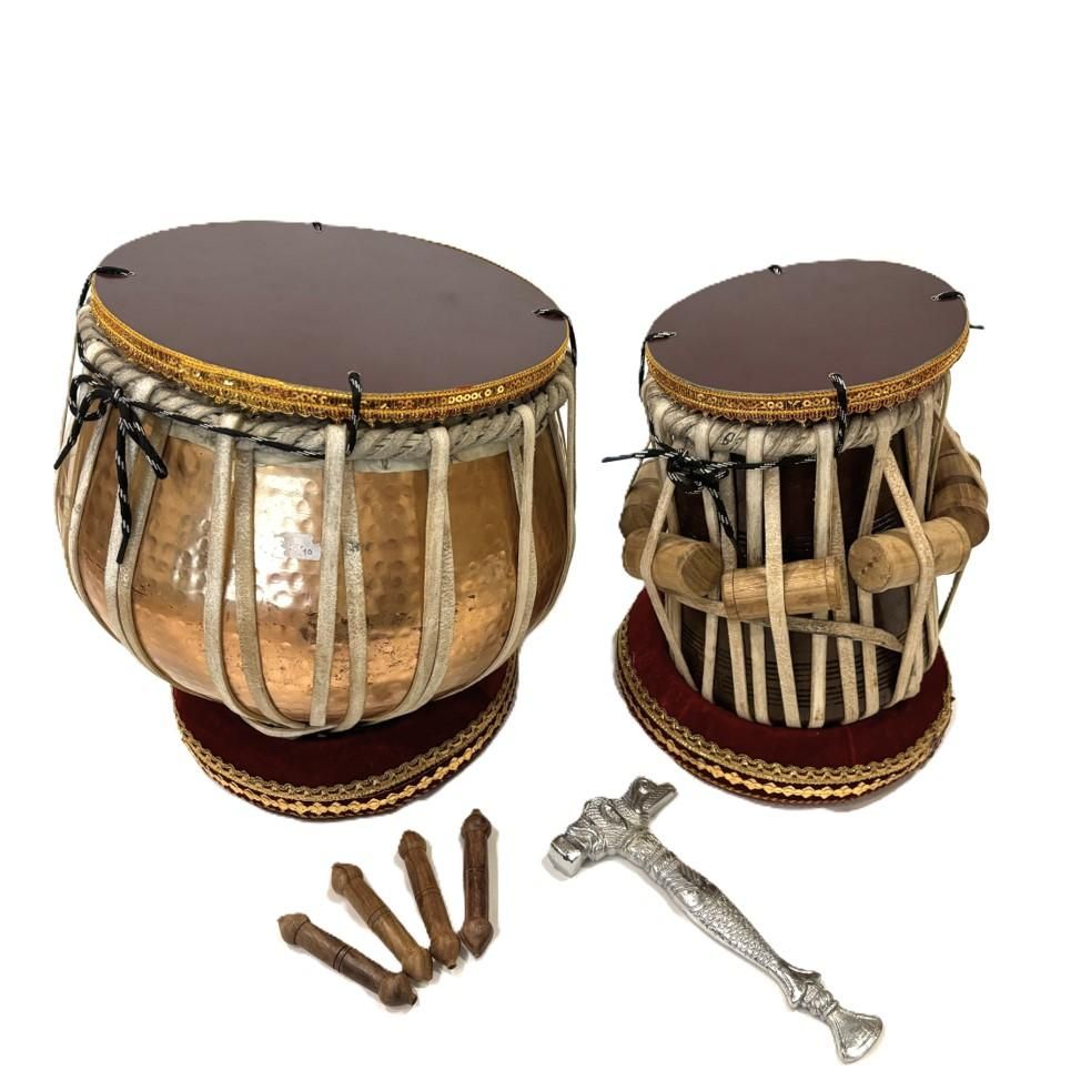 （新品）　タブラセット Tabla set　 ファイバーケース付き 05 - ::民族楽器コイズミ::