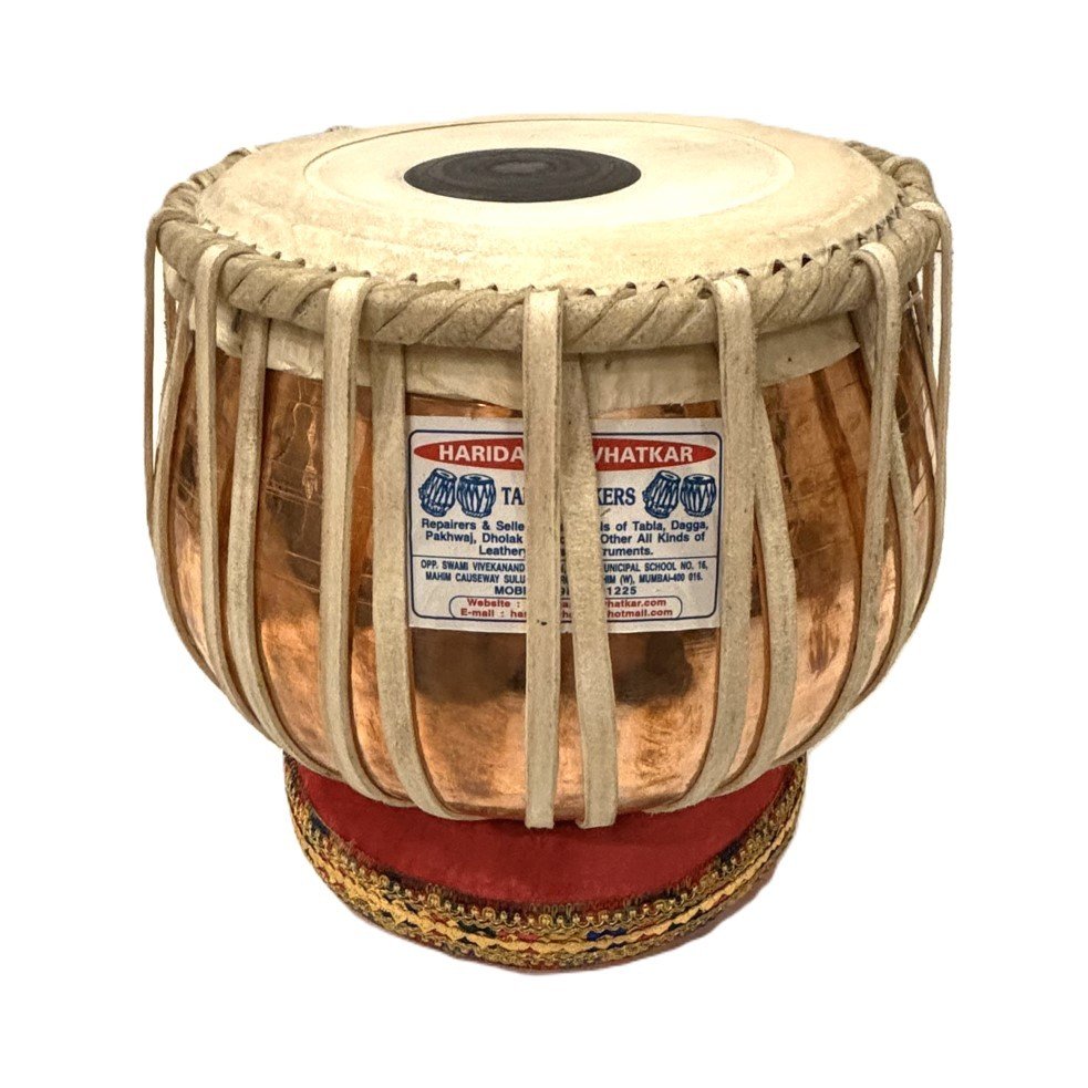 （委託販売品）　タブラセット Tabla set　HARIDAS製　(Bijesaal材　6.75inch dayan) ファイバーケース付き ⑤  価格改正 - ::民族楽器コイズミ::