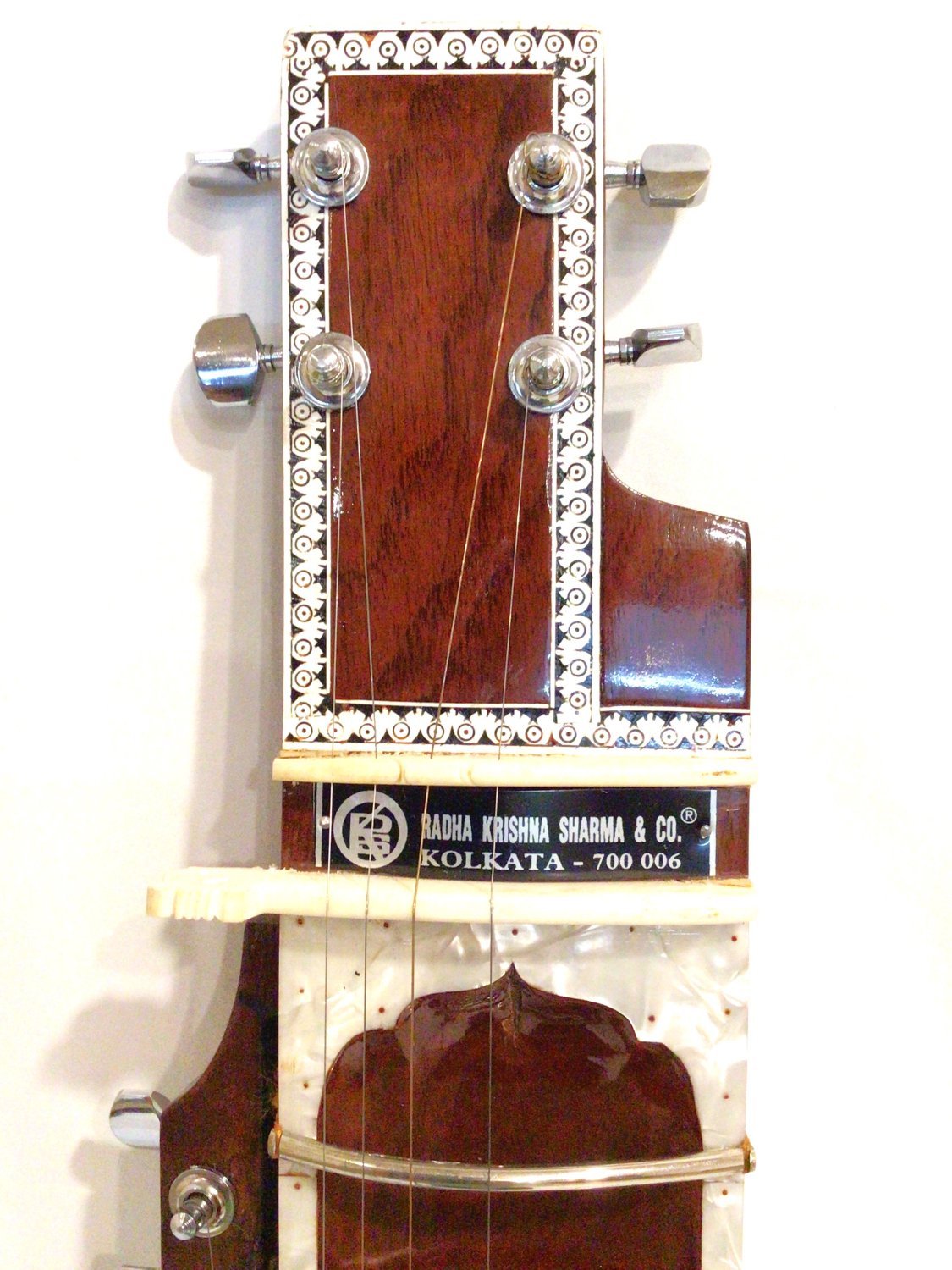 委託販売品）エレクトリックトラベルシタール Electric Travel Sitar ヴィラヤットカーン スタイル【RADHA KRISHNA  SHARMA製】 - ::民族楽器コイズミ::