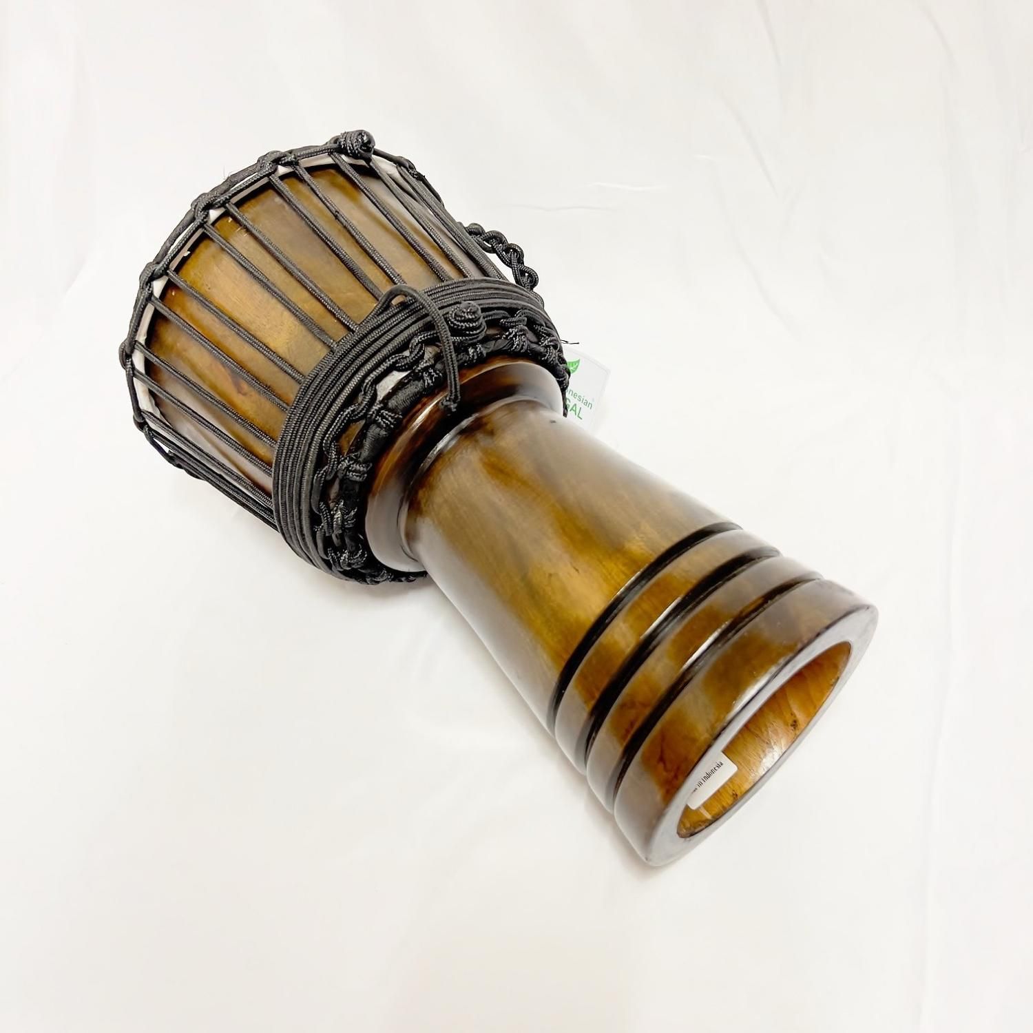 ジェンベ マホガニーウッド 打面20cm H=40cm - ::民族楽器コイズミ::