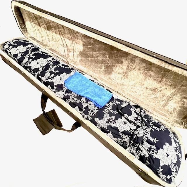 古琴 GUQIN 七弦琴 焦宏橋氏製作 杉材 セミハードケース付き