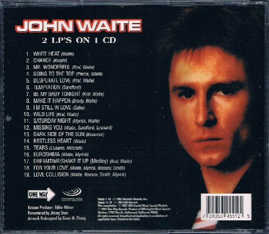 JOHN WAITE/IGNITION+NO BRAKES（2LP'S ON 1 CD) - AOR/中古ＣＤ通販 MELODIC LEDGE  RECORDS