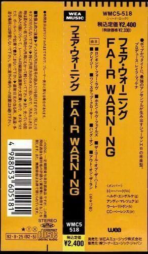 フェア・ウォーニング/FAIR WARNING - メロディアス・ハード