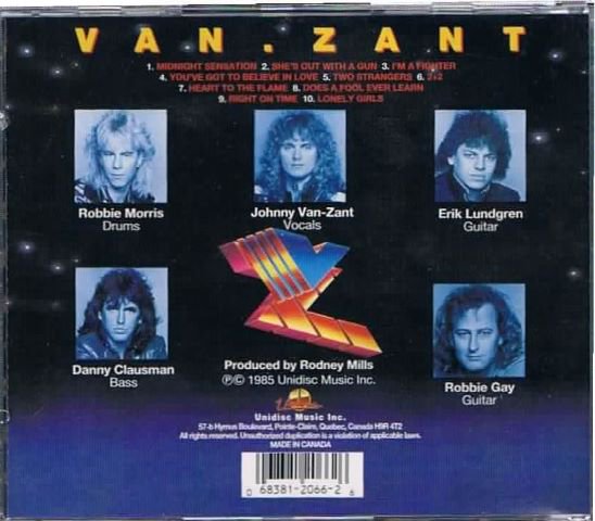 ヴァン・ザント/ＶＡＮ ＺＡＮＴ - ハードポップ/メロディアス・ハードロック/産業ロック/中古ＣＤ通販 MELODIC LEDGE RECORDS