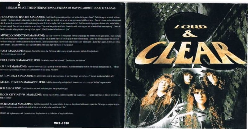 ラウド＆クリアー/LOUD & CLEAR - メロディアス・ハード・ロック/中古