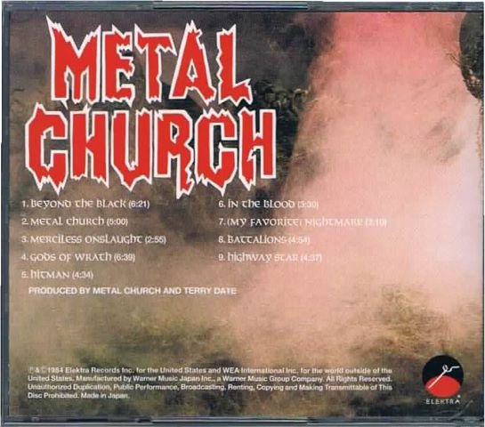 メタル・チャーチ/METAL CHURCH - ヘヴィメタル/パワーメタル