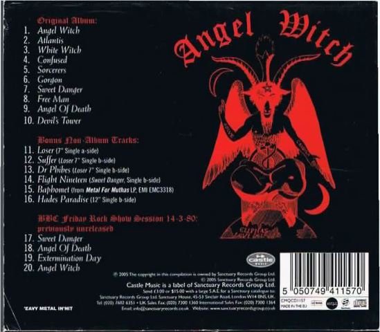 ANGEL WITCH/25th Anniversary Expanded Edition - ヘヴィメタル/ＮＷＯＢＨＭ/廃盤/中古ＣＤ通販  MELODIC LEDGE RECORDS