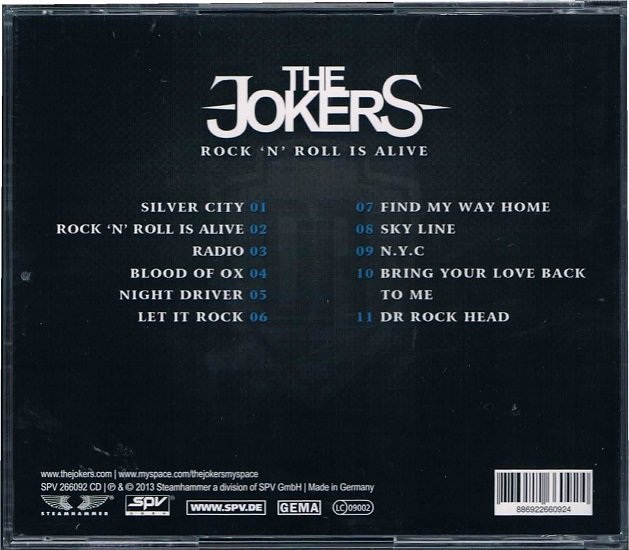 ＴＨＥ ＪＯＫＥＲＳ/ＲＯＣＫ 'Ｎ' ＲＯＬＬ ＩＳ ＡＬＩＶＥ - ハードロック 中古ＣＤ通販 MELODIC LEDGE RECORDS