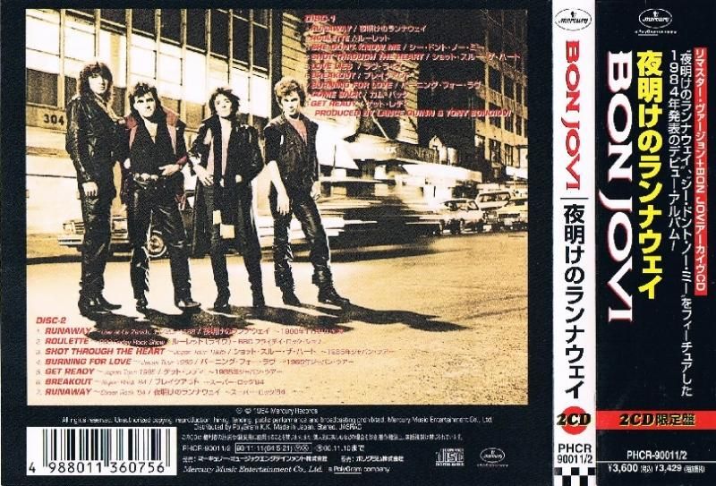 ボン ジョヴィ 夜明けのランナウェイ リマスター２ｃｄ ハードロック 中古ｃｄ通販 Melodic Ledge Records