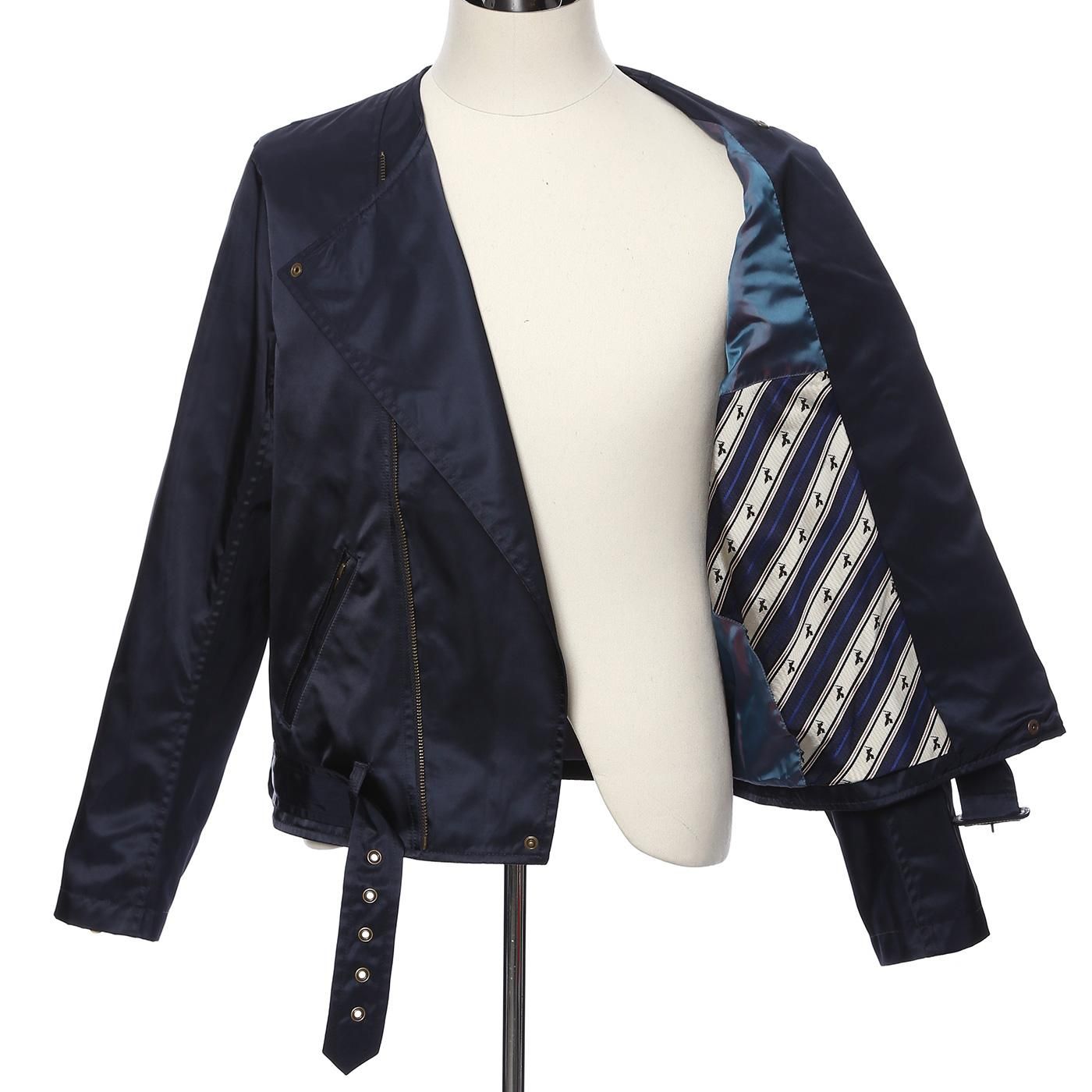 16.SAMURAI ライダースジャケット ガンメタルグレー Lサイズ