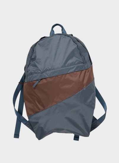 SUSAN BIJL Foldable Backpack Lサイズ Go & Brown - オランダ雑貨 