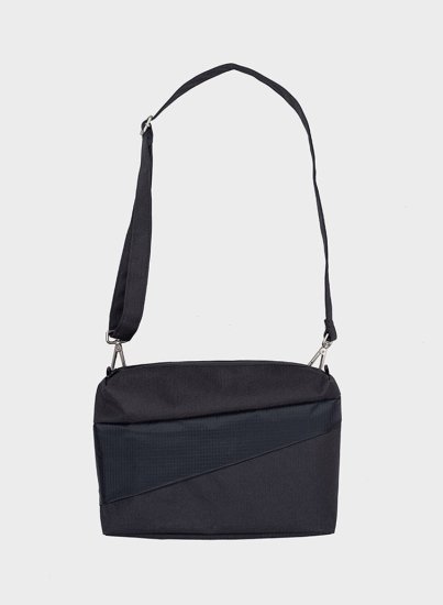 SUSAN BIJL The New Bum Bag Black & Black Mサイズ - オランダ雑貨OranDaran