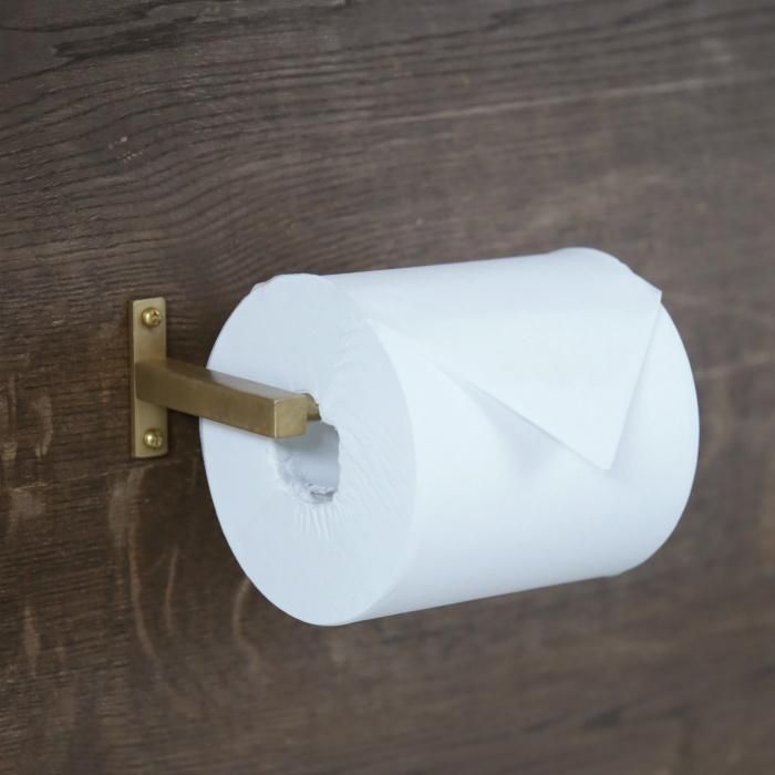 真鍮トイレットペーパーホルダー フック ハンガー オリジナル家具 金物の上手工作所オンラインショップ 真鍮トイレットペーパーホルダー フック ハンガー オリジナル家具 金物の上手工作所オンラインショップ