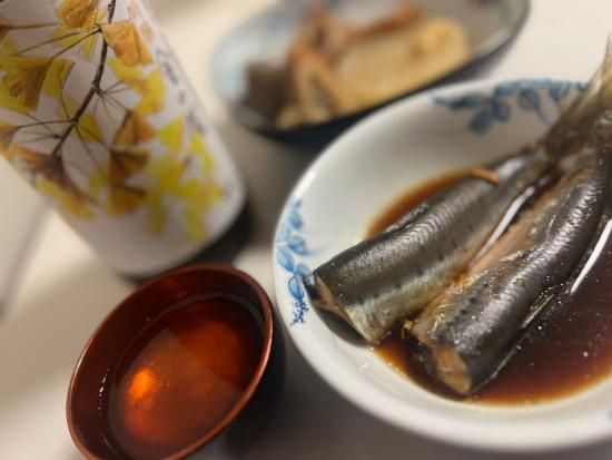 イワシの煮付け ひやおろし金の星