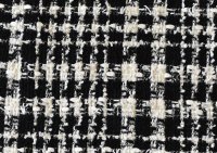 LINTONツイード Couture Black and White Check
