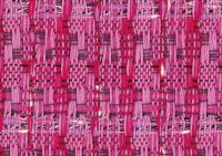 LINTONĥ  Shades of Pink and Fuchsia Couture Textured Fabric