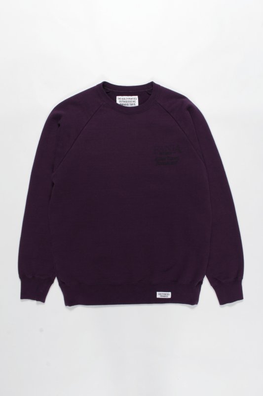 WACKO MARIA FANIA / WASHED HEAVY WEIGHT CREW NECK