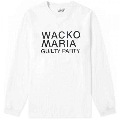 WACKO MARIA CREW NECK LONG SLEEVE T-SHIRT ( TYPE-1 )