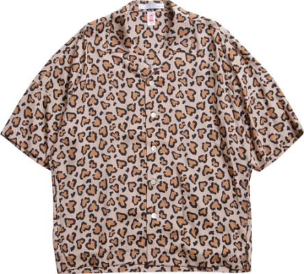 ChahChah HEART LEOPARD CHILL SHIRTS