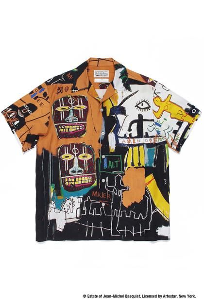 WACKO MARIA / BASQUIAT アロハシャツ 正規新品 JEAN-MICHEL BASQUIAT×WACKO MARIA コラボレーション、第4弾