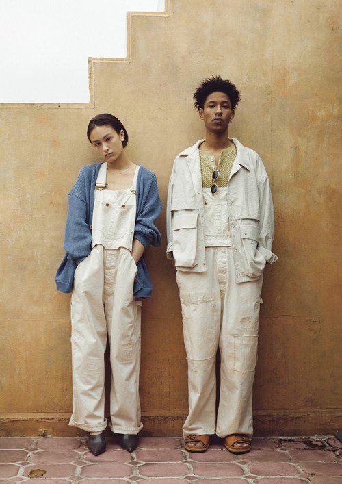 CHAHCHAH×LEE 2WAY OVERSIZED OVERALLS - EMILIANO ONLINE SHOP