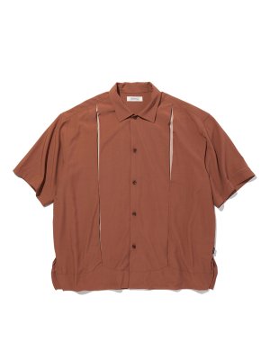 RADIALL ON THE CORNER - OPEN COLLARED SHIRT S/S