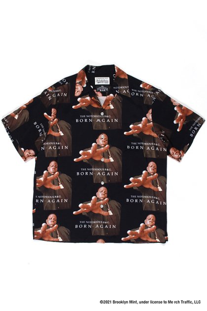 WACKO MARIA THE NOTORIOUS B.I.G / S/S HAWAIIAN SHIRT ( TYPE-2