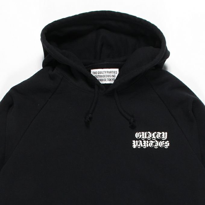 WACKO MARIA WASHED HEAVY WEIGHT PULLOVER HOODED SWEAT SHIRT ( TYPE