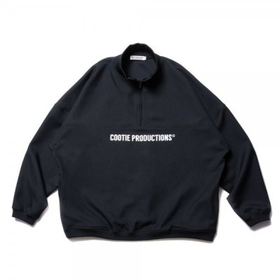 COOTIE Polyester Twill Half Zip L/S Tee