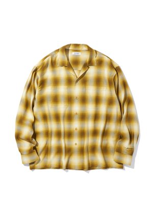 RADIALL LO-N-SLO - OPEN COLLARED SHIRT L/S